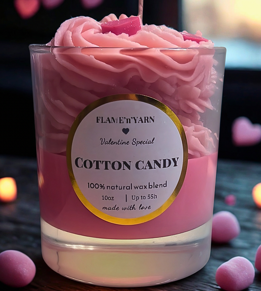 Cotton Candy - Natural Coconut & Soy Wax Candle