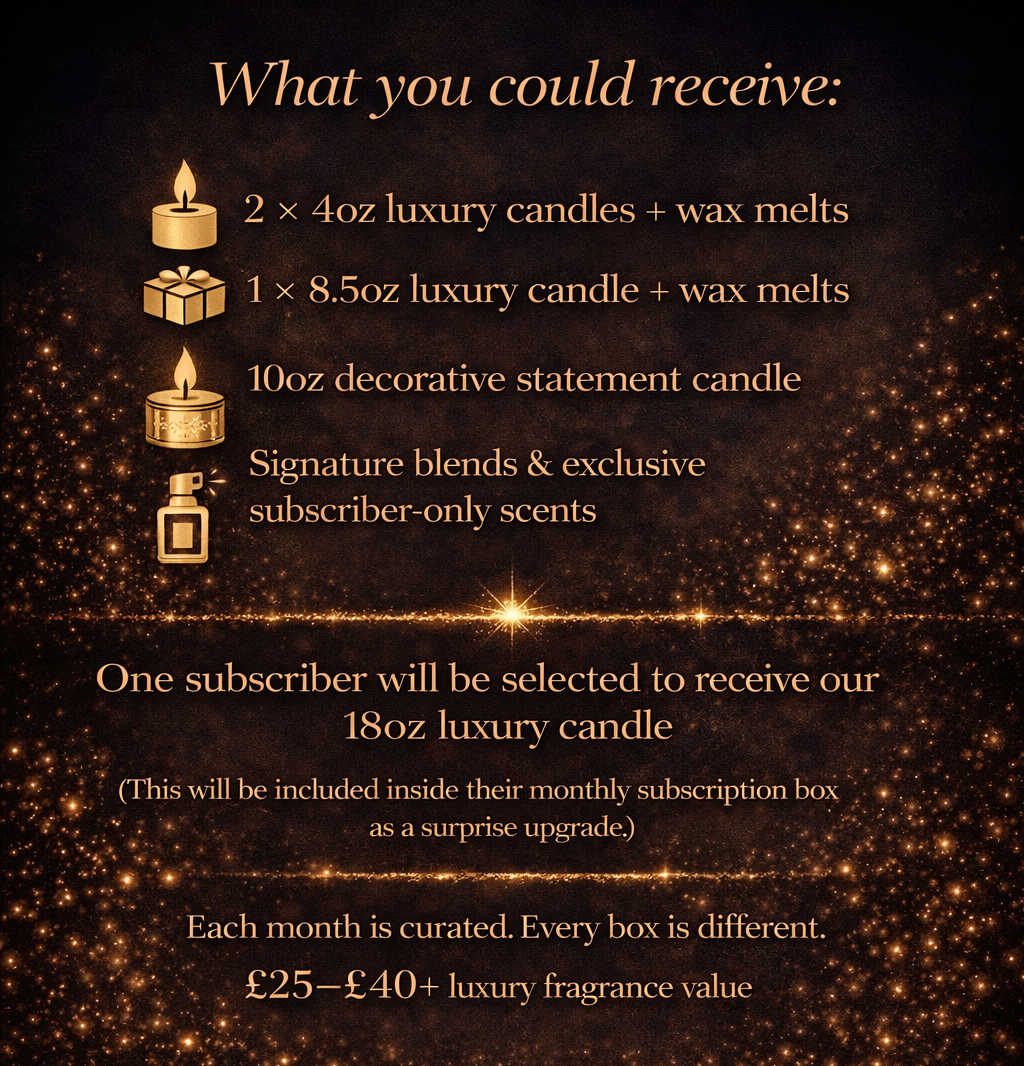 Monthly Mystery Candle & Wax melts box