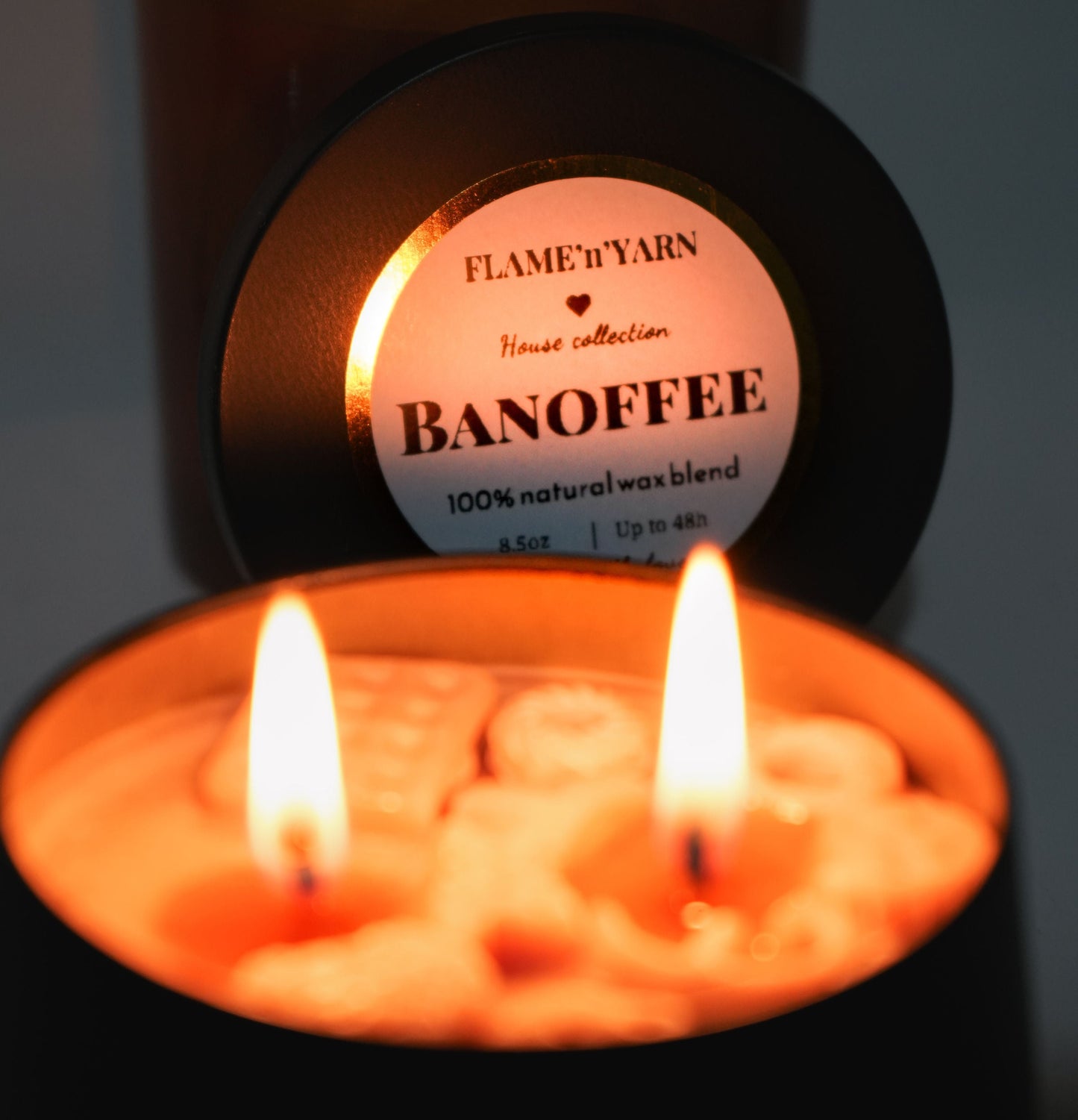 Banoffee- Natural Coconut & Soy Wax Candle