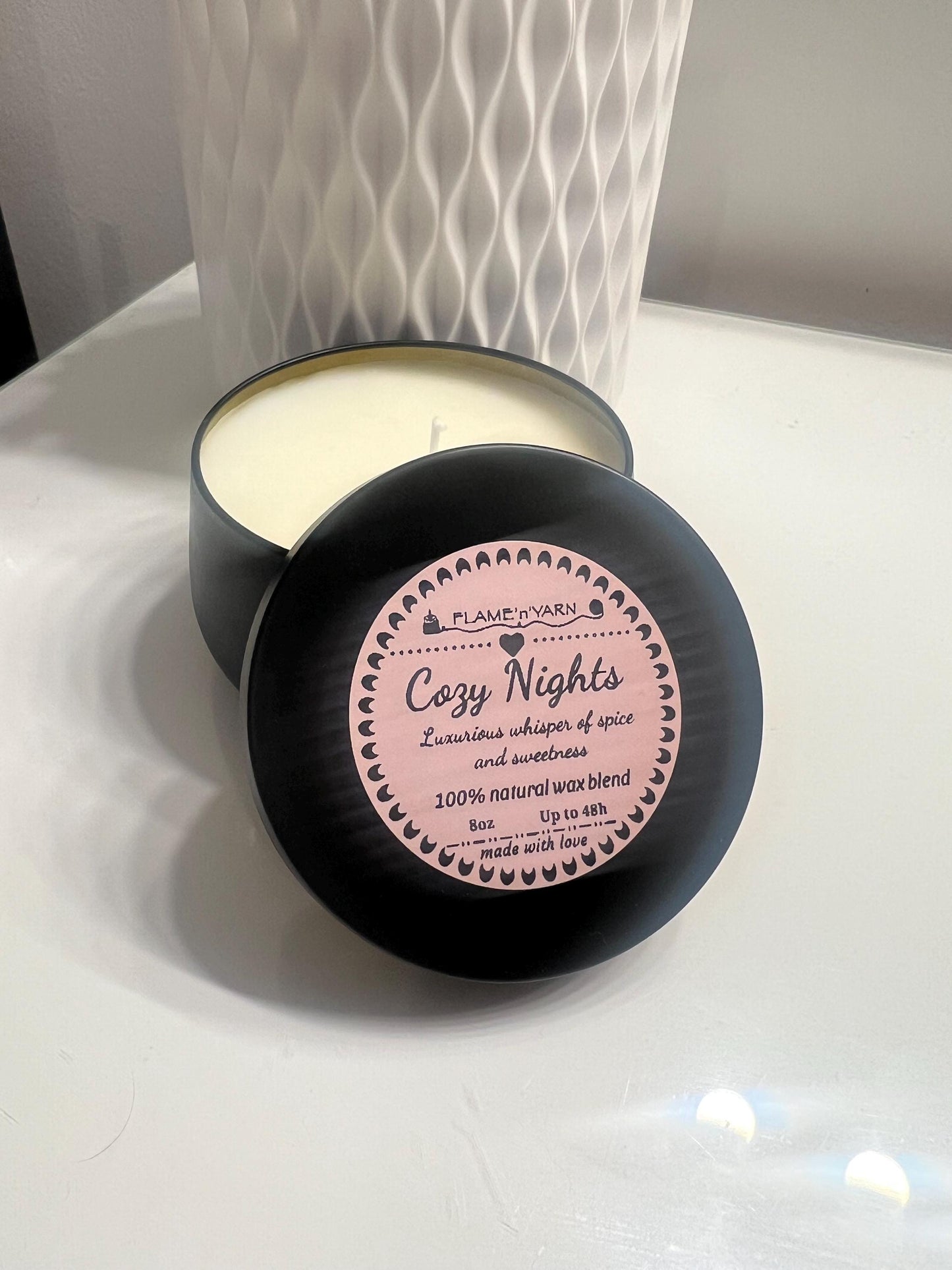 Cozy Candle • Spiced Vanilla & Clove • Coconut Soy Wax • Fall Scented Candle • Warm and Cozy Candle • Gift for Her • Autumn Decor