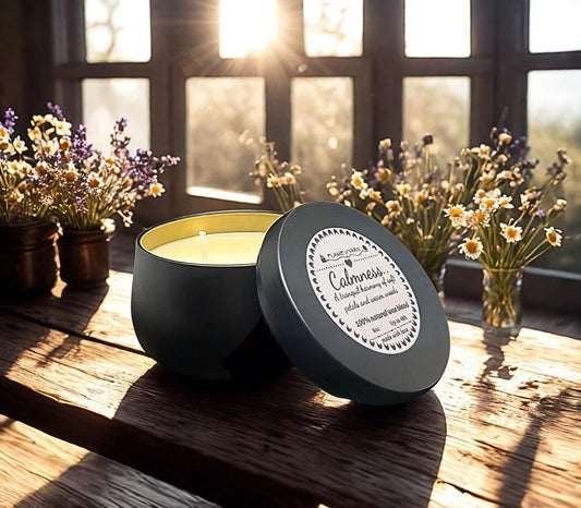 Calming Candle • Lavender Chamomile & Cedarwood • Coconut Soy Wax • Relaxation Candle • Aromatherapy Gift • Self Care Candle