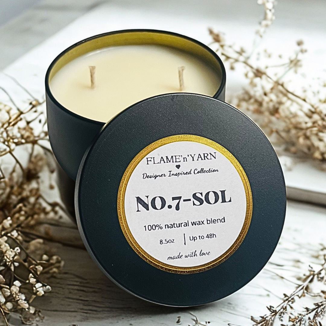 No.7-Sol- Natural Coconut & Soy Wax Candle